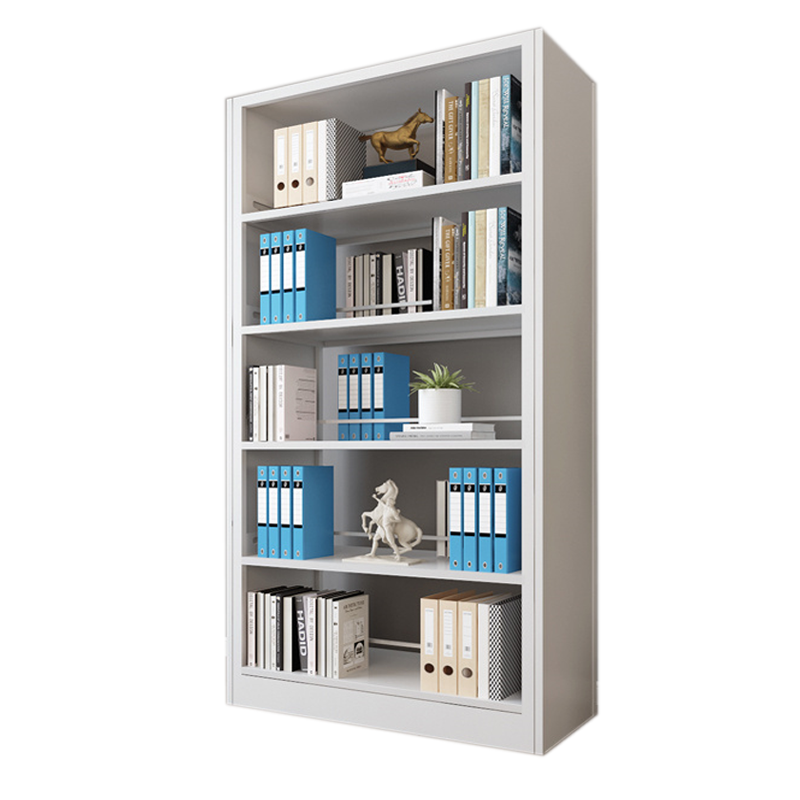 缑氏钢制置物架图书馆单双面书店阅览室货架档案架资料架双面一列一高清大图