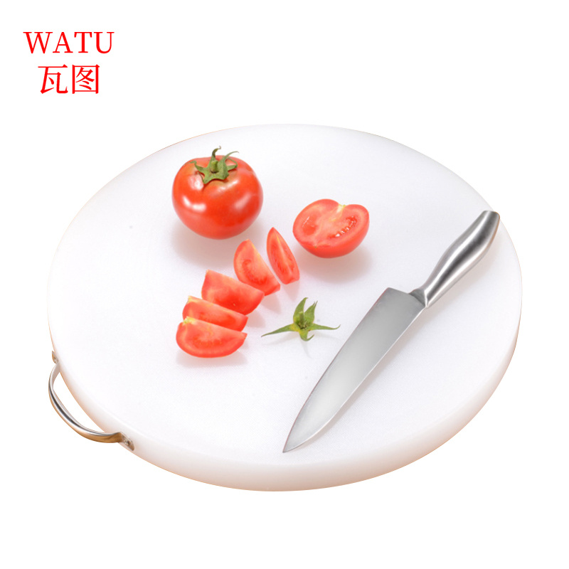 瓦图(WATU)白色圆形砧板 塑料菜板高清大图