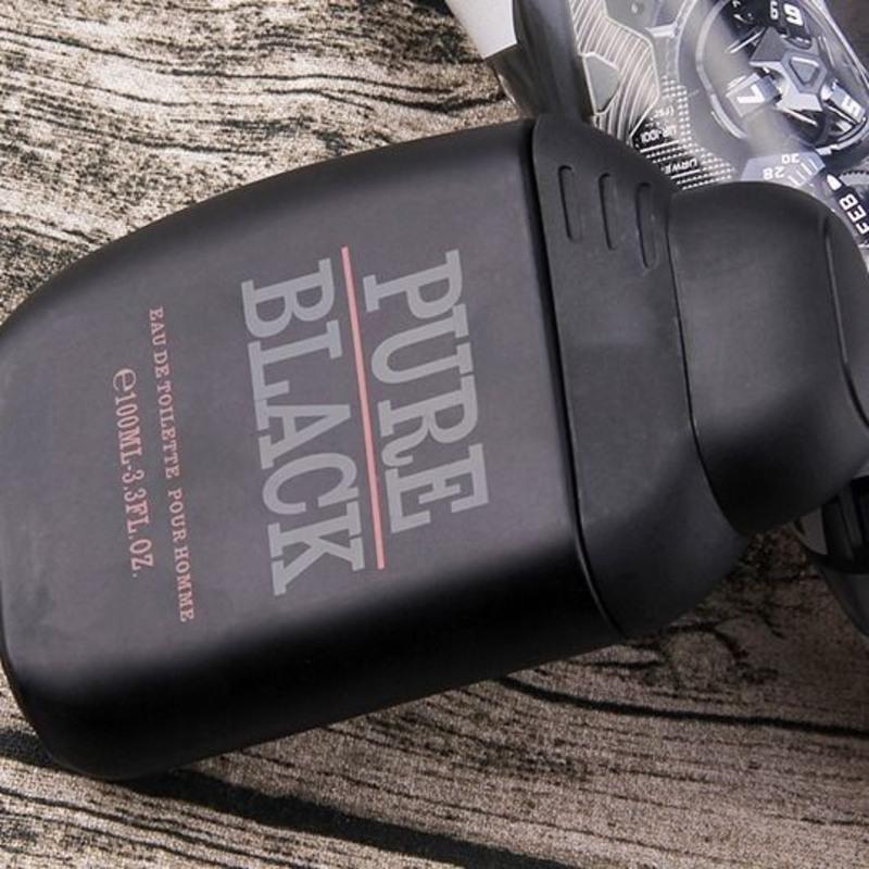 pureblack男士香水100ml持久烟草味木质皮革香调法国香料男达卡男香
