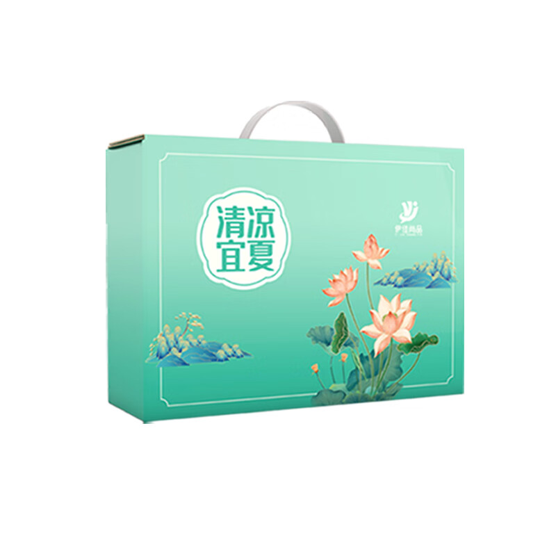 伊佳尚品 绿豆莲子清凉礼盒 1900g/盒高清大图