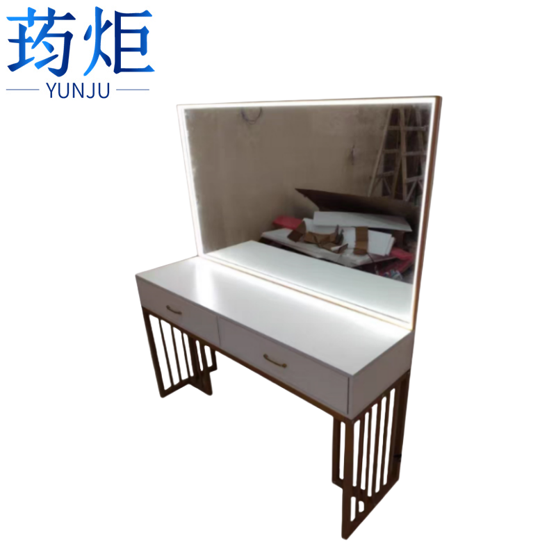 荺炬梳妆台化妆桌140*40*160cm台高清大图