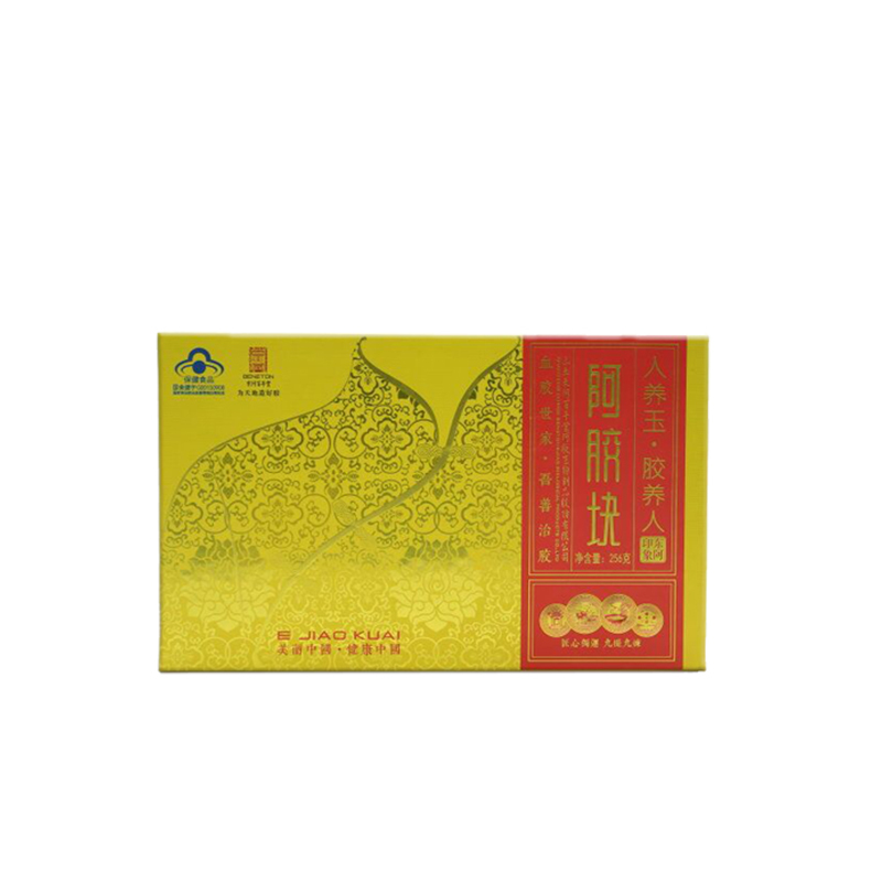 东阿百年堂旗袍版黄旗袍阿胶块256g