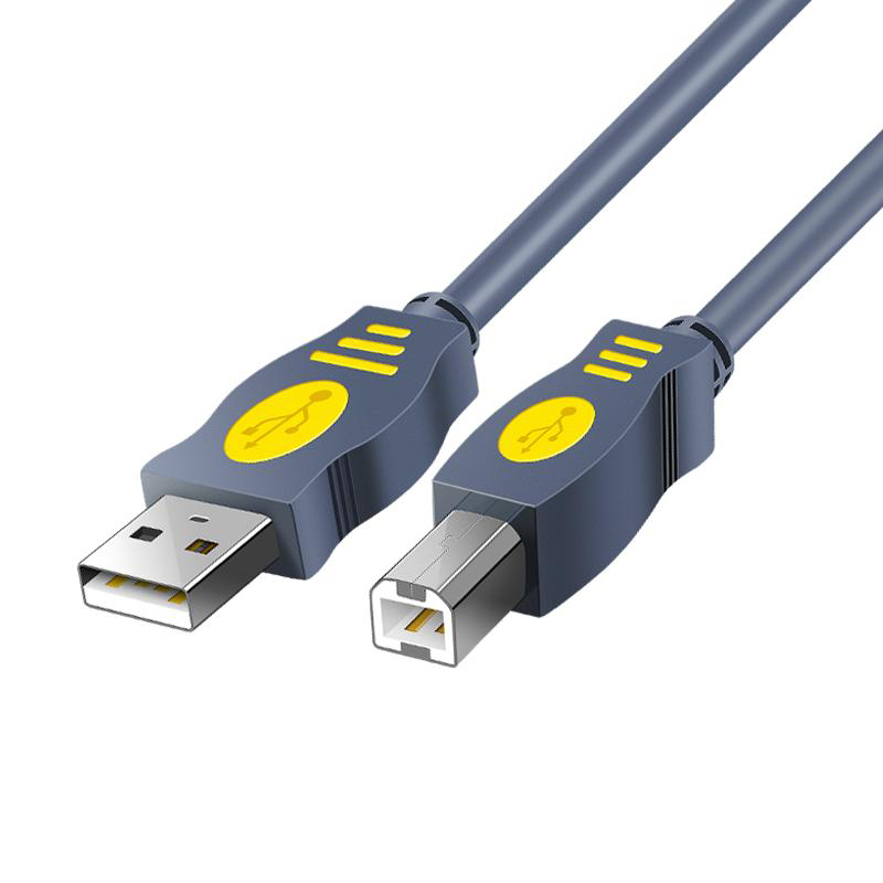 usb打印线适用佳能usb20打印机数据线加长连接线惠普爱普生通用方口