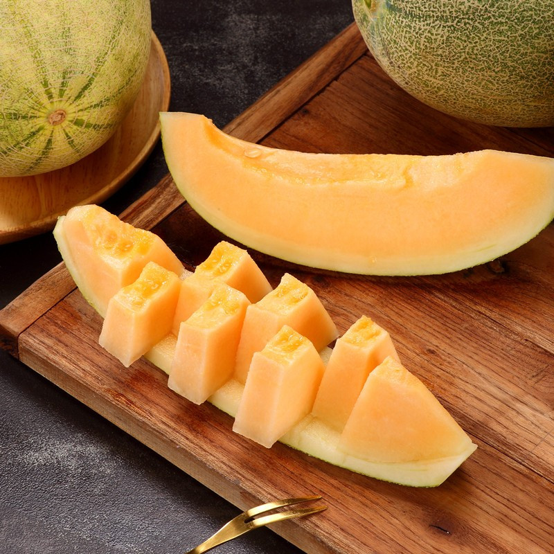 味知果 哈密瓜新鲜水果甜瓜网纹瓜生鲜水果哈密瓜盒装