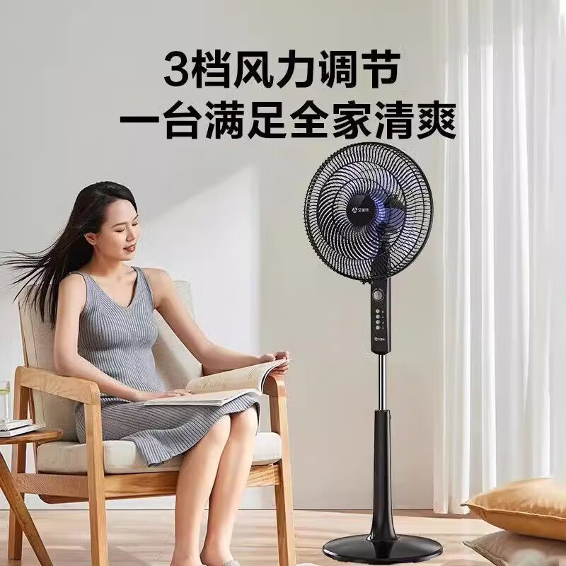 艾美特(AIRMATE)FS40-X58电风扇落地扇家用立式大风量可升降定时办公室轻音节能 大风扇高清大图