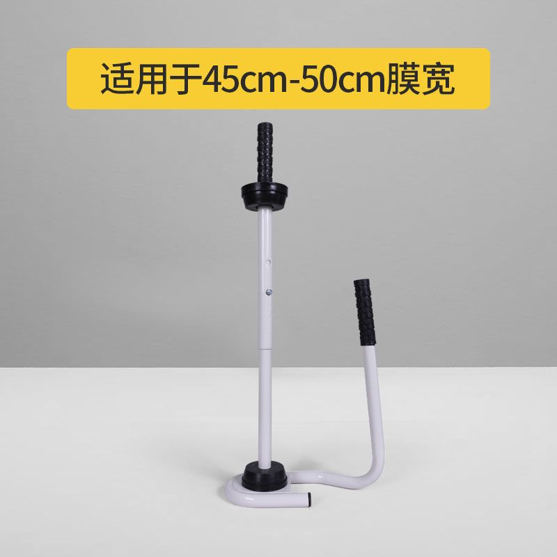 手动拉膜器白色-适用45-50膜宽 缠绕膜打包神器手动打包机捆包手动小型胶带工具支架打包器拉紧器