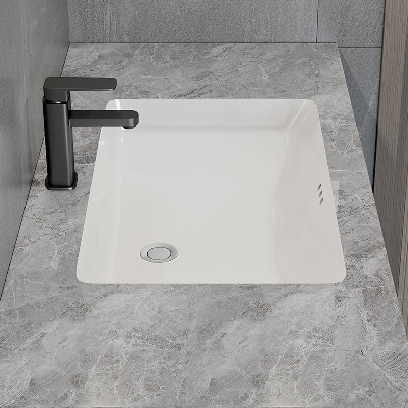 如华福禄无缝岩板浴室柜陶瓷一体盆卫生间洗手盆柜组合小户型洗脸盆