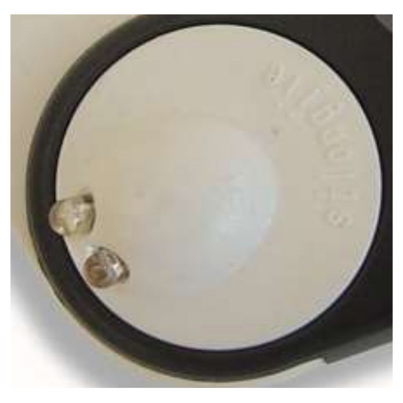 MHC 854-1373 折叠袖珍LED放大镜 两片24mm玻璃镜片, 4X-9X, 带2个LED(白蓝)