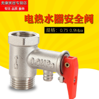 闪电客全铜海尔美的AO史密斯电热水器安全阀止回阀泄压阀水管道减压阀 4分 0.9mpa 安全阀泄压阀