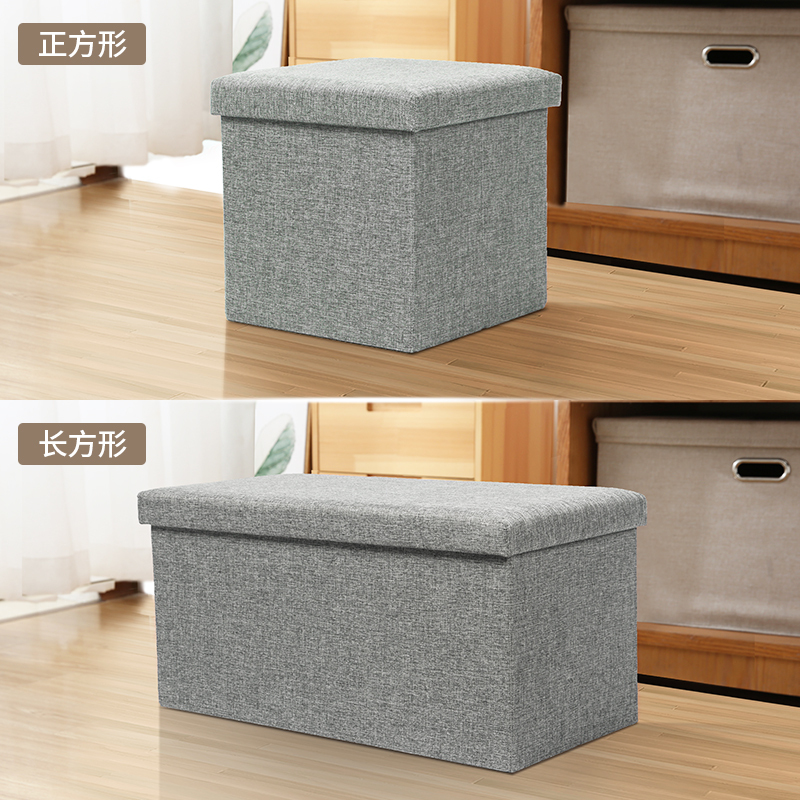 皇豹软包小方凳软垫沙发凳换鞋凳坐垫北欧家用实木布凳子布艺矮客厅