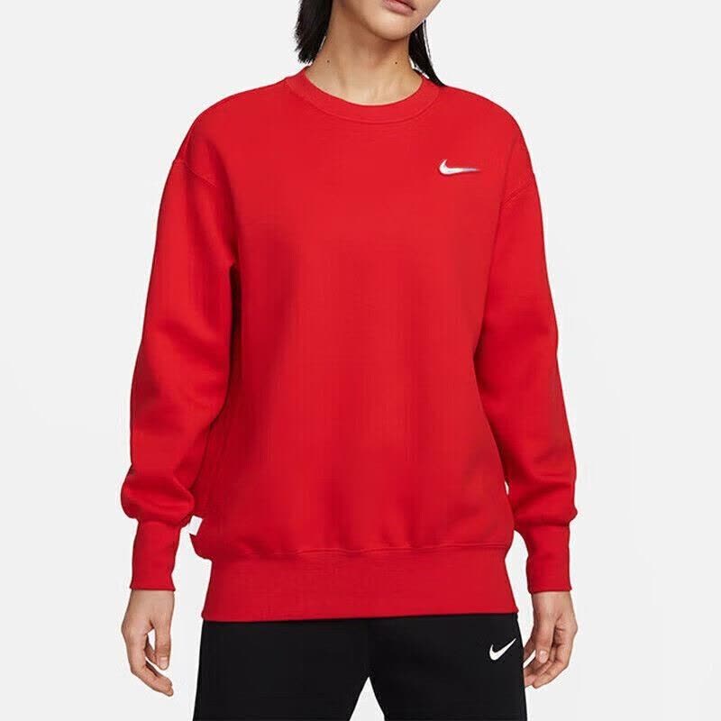 NIKE/耐克卫衣女装新款运动服针织加厚圆领套头衫FZ6537-657 C图片