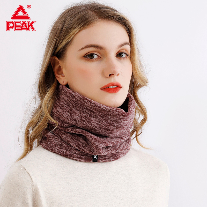 匹克(PEAK) 保暖围脖YH01355 麻灰高清大图