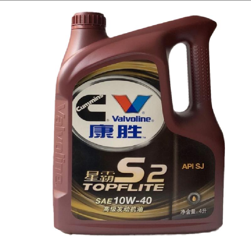 康胜 星霸S2 矿物质 汽油发动机油SJ 10W-40 4升 汽车润滑油