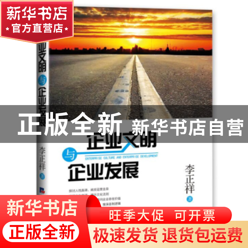 正版 企业文明与企业发展 李正祥著 经济日报出版社 978751960055高清大图