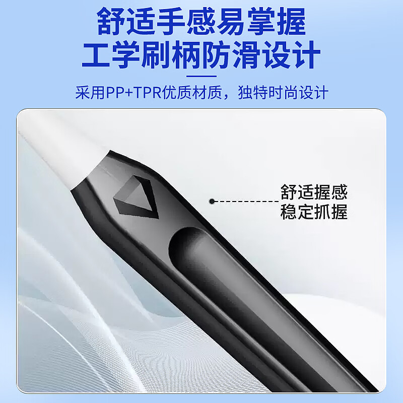 SOAO 成人三面牙刷2支装 BDZSSC高清大图