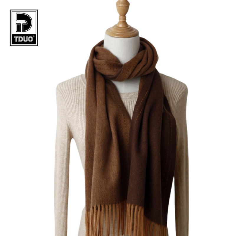 TDUO秋冬双面羊毛围巾CC25 条高清大图