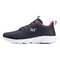 361运动鞋女2018新款正品秋季361度革面防滑跑步鞋轻便