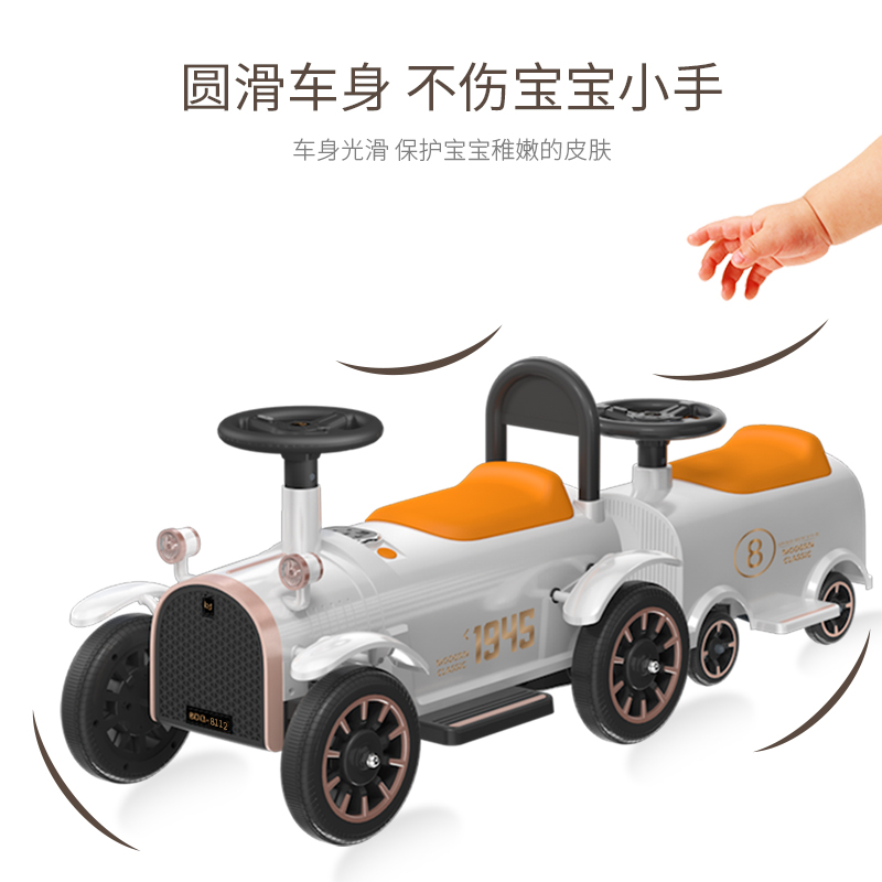 婴侍卫 儿童电动小火车 灯光音乐 BDQ-8112高清大图