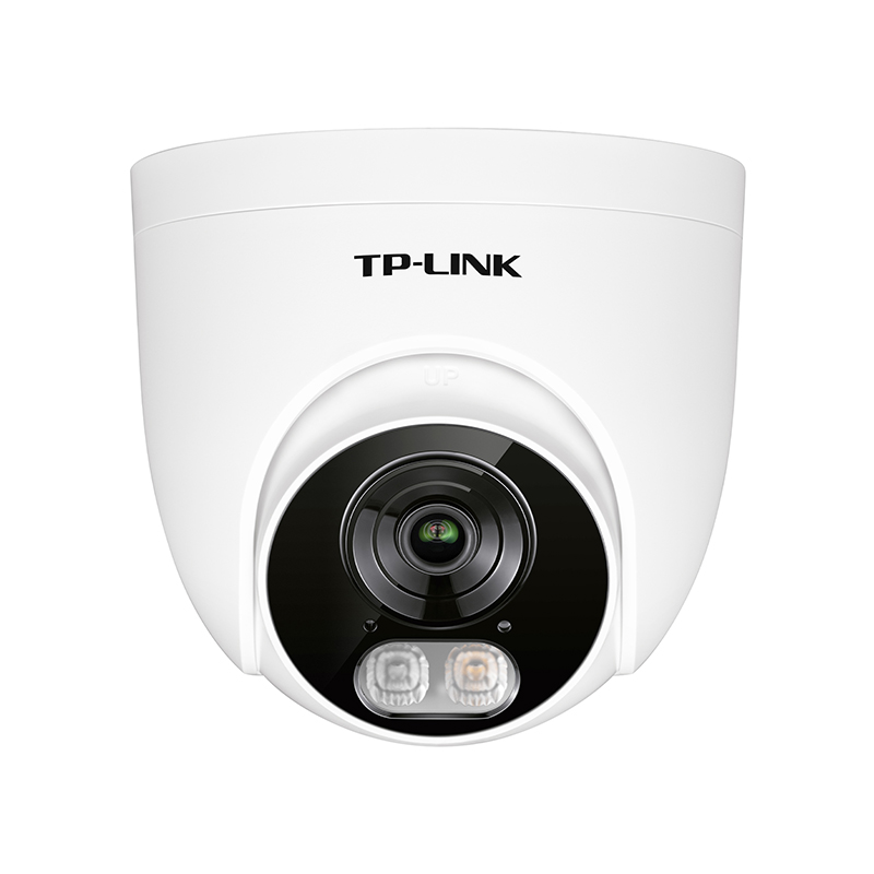 TP-LINK TL-IPC435E-W 300万双光全彩半球摄像头 音频拾音室内吸顶监控摄像机高清大图