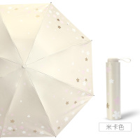 天堂三折黑胶唯美浪漫樱花折叠遮阳两用晴雨太阳伞33633E 单个装