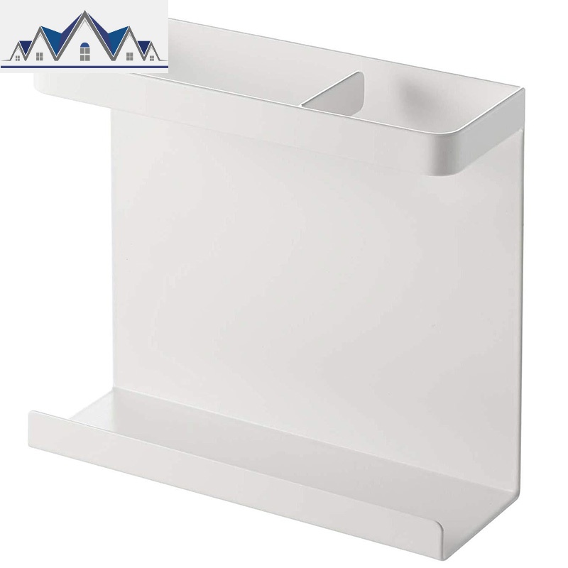 保鲜膜收纳架厨房磁吸免打孔冰箱壁挂调味瓶卧室多功能衣服挂钩_79高清大图