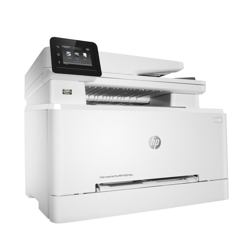 惠普/HP M281FDW A4彩色激光一体机打印复印一体机自动双面打印无线打印复印扫描传真代替277彩色激光打印机一体机彩色激光打印机惠普彩色激光打印机一体机彩色打印机复专用发票高清大图