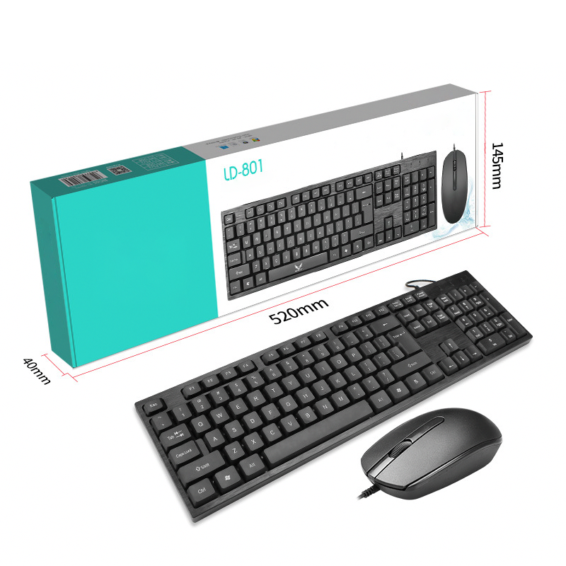 百晟长恒 BSCH-79 104键 有线键盘套装(计价单位:套)黑色高清大图