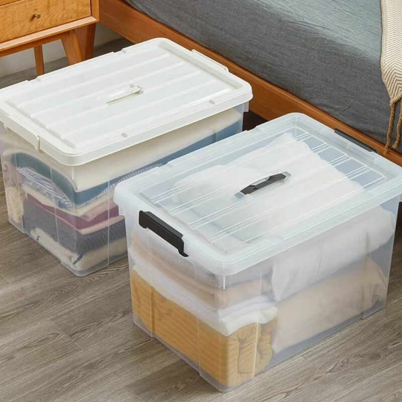 久丰100 70L 塑料带盖收纳箱 [单位:个]高清大图