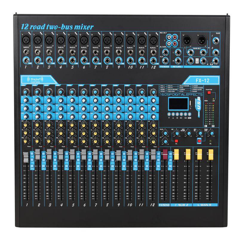迪玠宝（disjbo）fx-12 专业12路调音台
