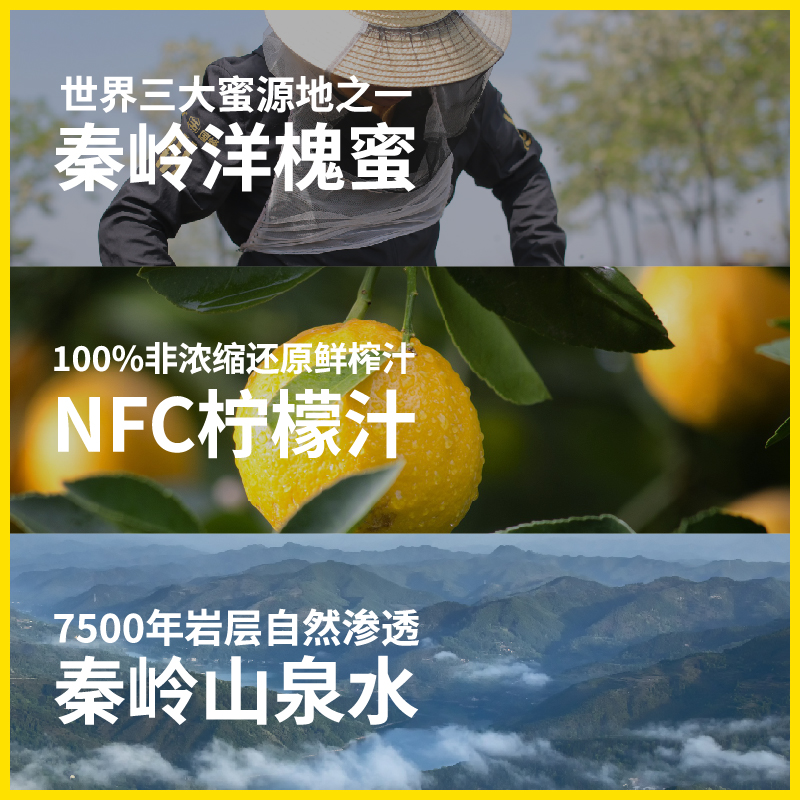 蜂解柠檬蜂蜜水360ml*15高清大图