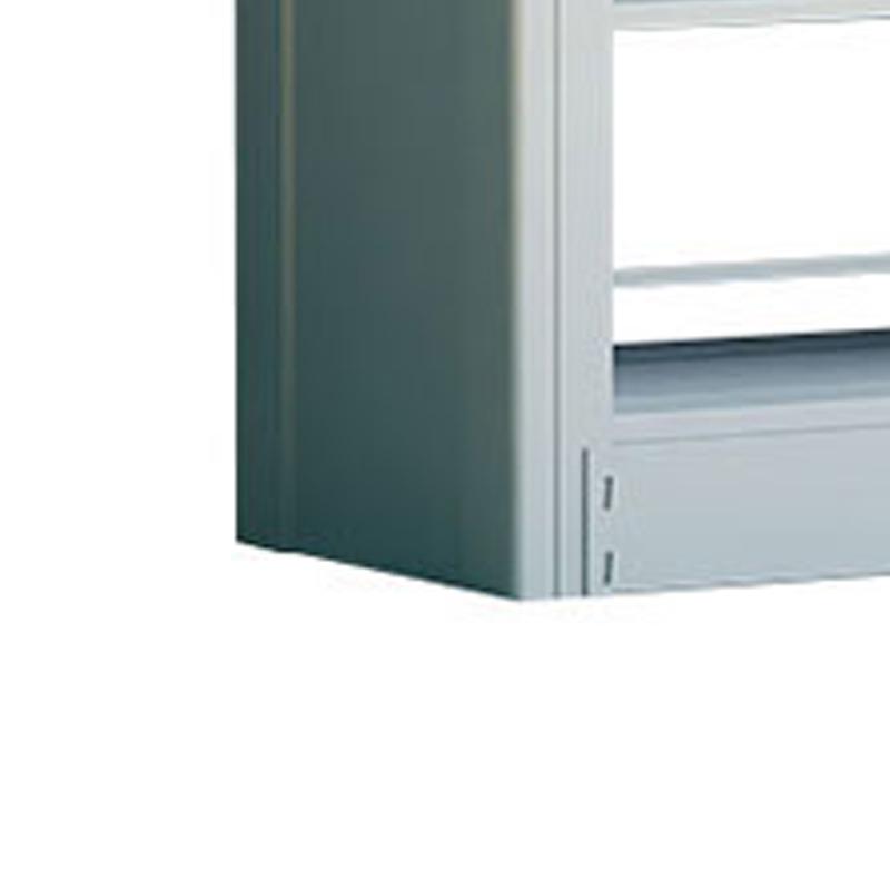 臻远ZY4072613 钢制书架资料架 双面6层一列三组白色 2800*450*2000mm高清大图