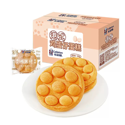 卡尔顿港式鸡蛋仔蛋糕500g*1箱