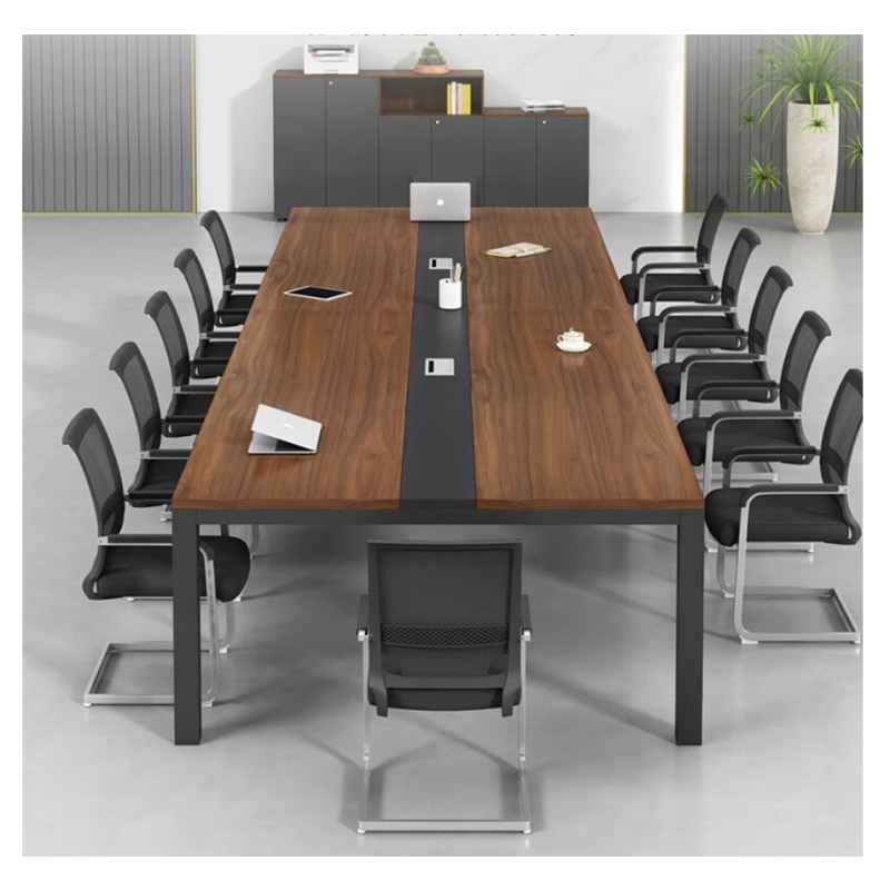 匹客 会议桌长桌接待洽谈桌简约培训办公桌长条桌 尺寸/颜色可定制