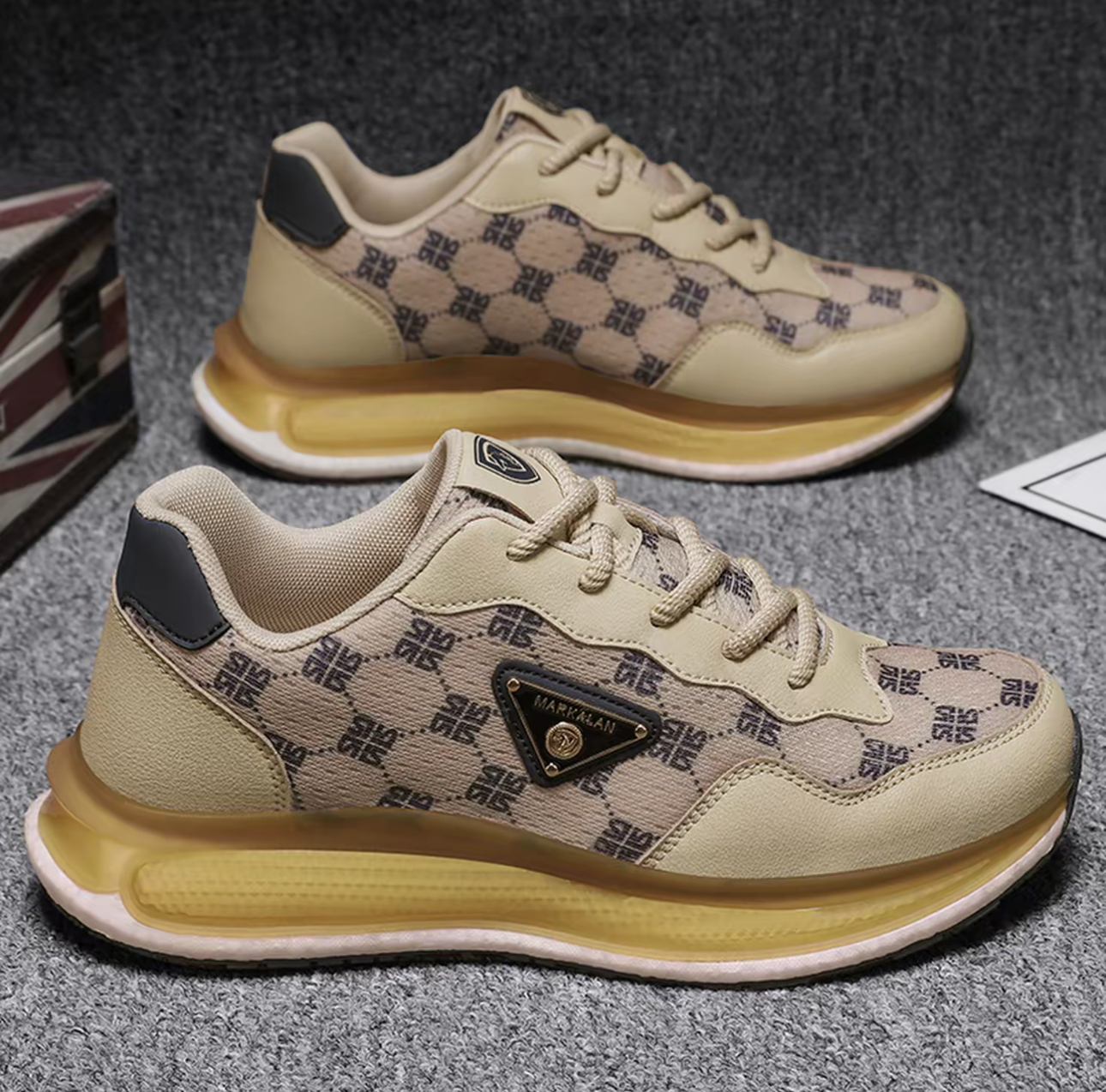 白水母男女厚底复古跑步时尚休闲运动鞋8880高清大图