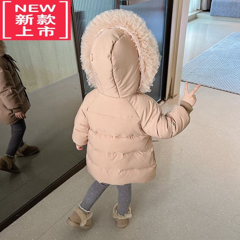 可莉允女童棉衣2022新款秋冬一岁宝宝冬装棉服洋气时髦儿童冬季棉袄外套图片