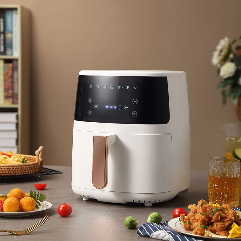 大宇(DAEWOO)家用5L容量无油智能触控一体多功能空气炸锅 空气炸锅DYKZ-5001E (彩邮)