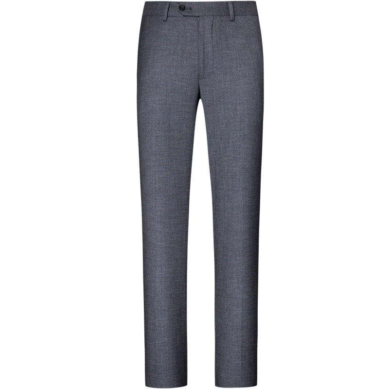 才子男装垂感西裤男2020秋季新款修身商务正装直筒弹力西服裤子1视频