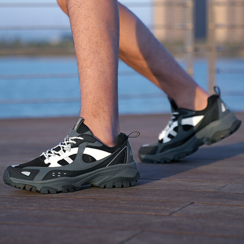 探路者户外网布徒步鞋男22年春夏季新款户外鞋休闲鞋透气防滑耐磨登山鞋