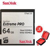 闪迪(SanDisk)64GB CFast 2.0存储卡 VPG-130 4K 至尊版单反相机内存卡 读速525MB/S