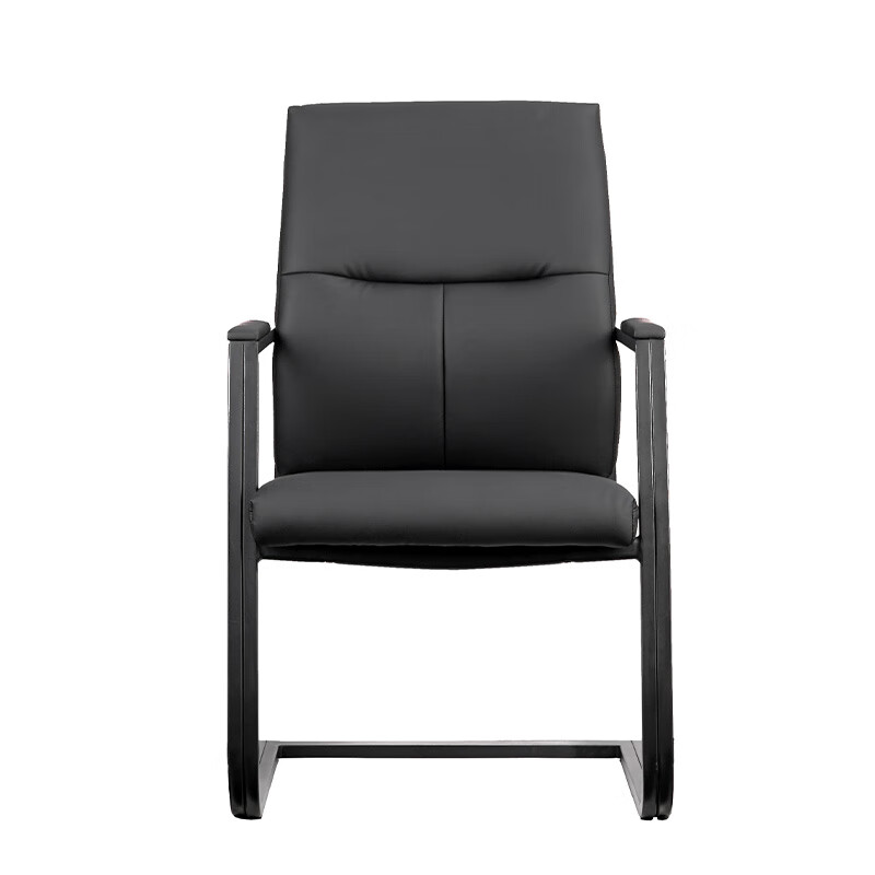 双朗 西皮办公会议椅 SL-022CX 580*620*1000mm 黑色 1张高清大图