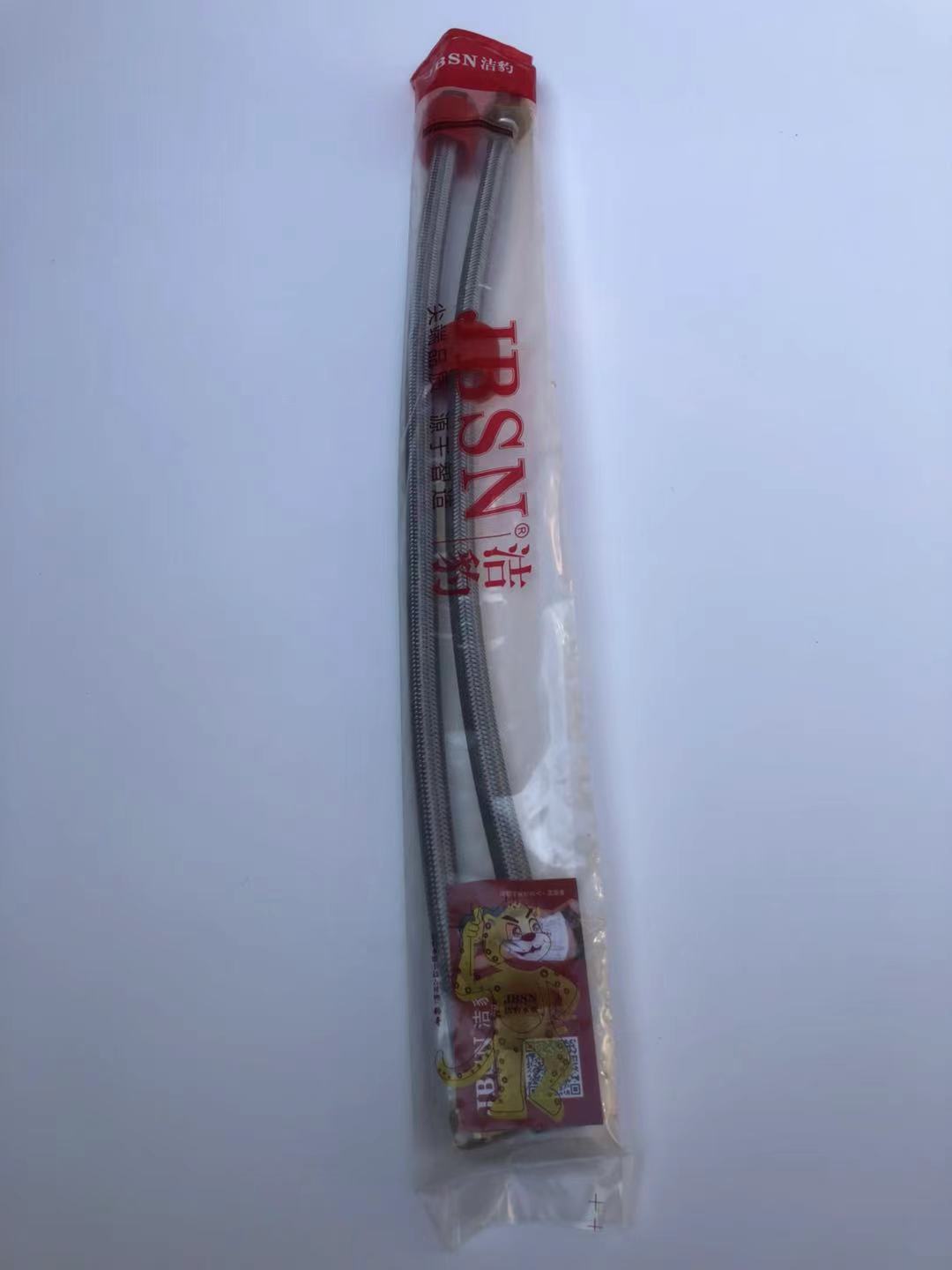 洁豹水暖304不锈钢防爆进水软管JB304-40双头（单位：根）高清大图