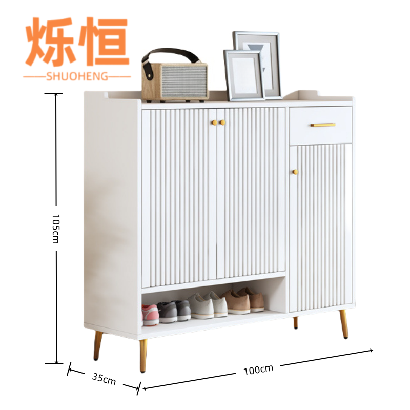 烁恒入户门鞋柜高清大图