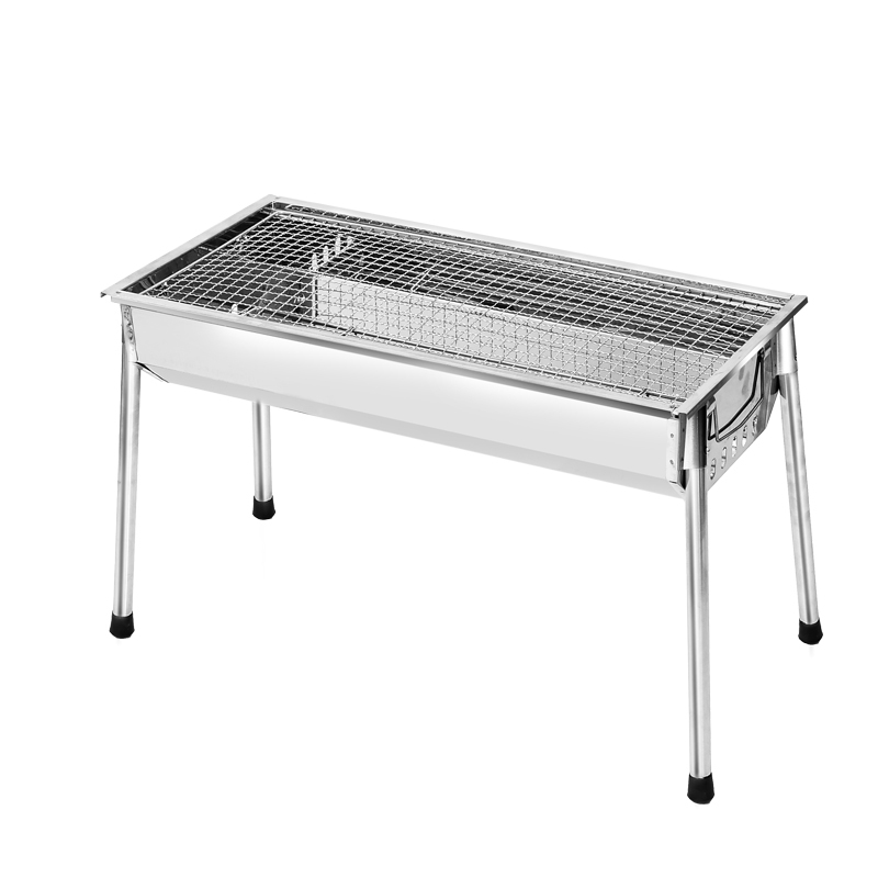 烧烤炉烧烤架不锈钢折叠烧烤炉家用户外烧烤架木炭烧烤炉烧烤工具f7