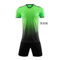 TDUO 足球服 Q52 套 L 荧光绿