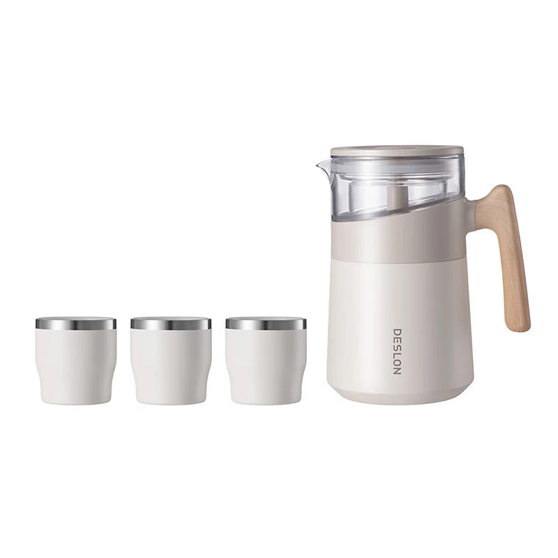德世朗茶具套装陶瓷内胆白色茶叙系列DCX-TZ009A