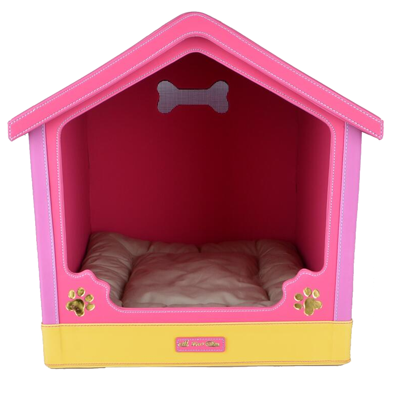 狗别墅 泰迪贵宾比熊狗窝狗屋 狗狗宠物窝狗房子 猫屋窝房子高清大图