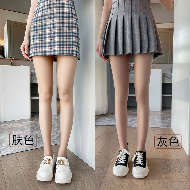 超薄菠萝丝袜女薄肉色夏天自然肤打底裤光腿连裤袜图片