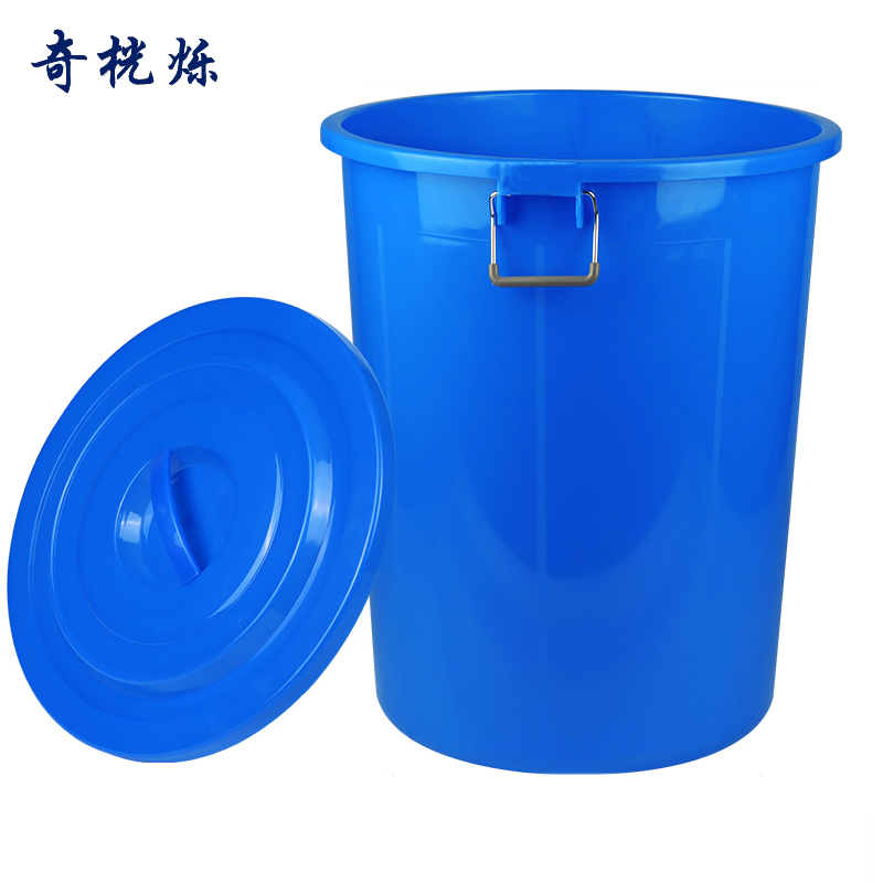 奇桄烁水桶储水桶带盖蓝色380L个高清大图