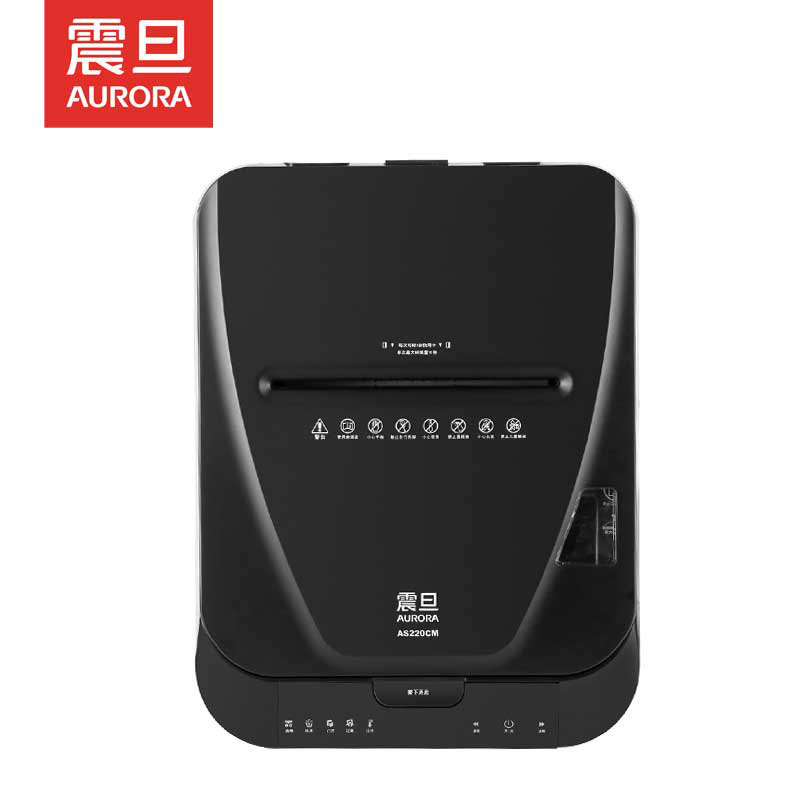 震旦AS220CM 4级保密办公商用全自动碎纸机(国家保密认证机型 自动220张 持续60分钟 32.2L可碎卡、光盘)高清大图