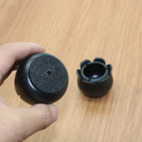 纳爱家(naaijia)桌脚垫黑色桌椅脚套椅脚垫凳子腿套椅子脚垫-6号黑色8只